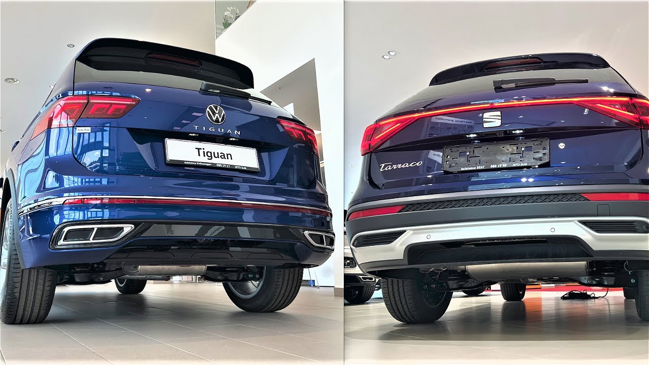 New Volkswagen TIGUAN 2023 vs New Seat TARRACO 2023 - STARTUP and Revs comparison