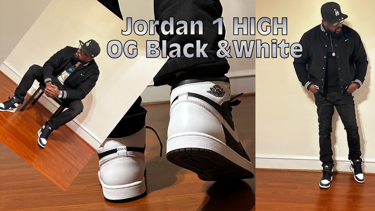Jordan 1 HIGH OG Black and White is just a clean every day sneaker