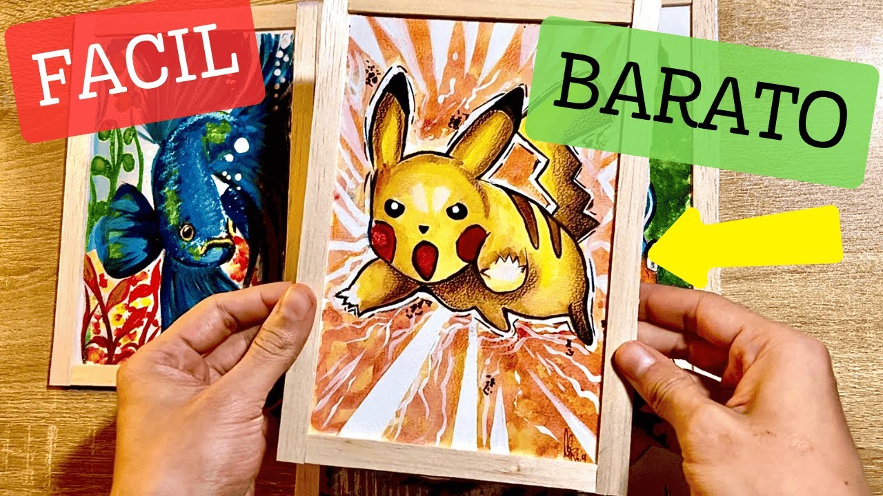 Como Enmarcar tus Dibujos, FACIL y BARATOO!
