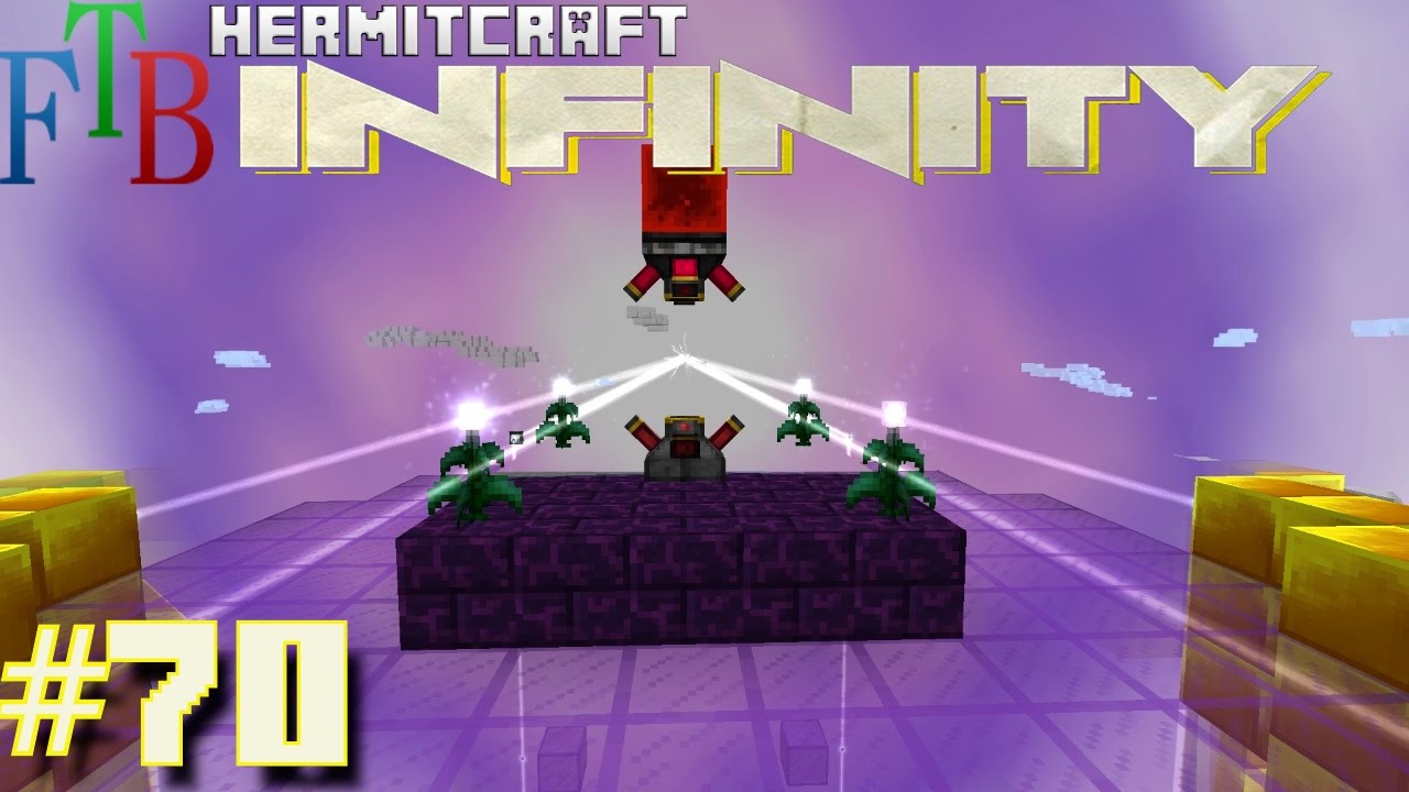 Minecraft Mods - FTB Infinity Ep. 70 - Epic Energized Node !!! ( HermitCraft Modded Minecraft )