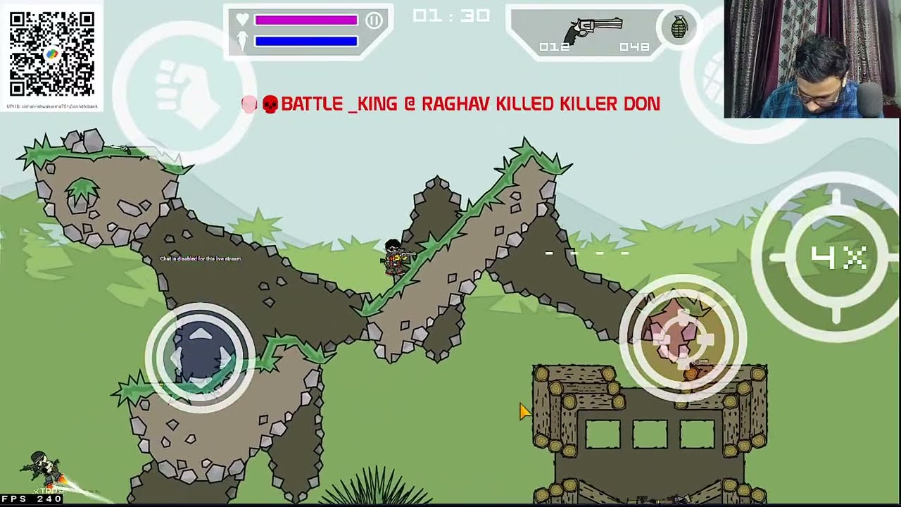 mini militia live 2v2 Tournament # 47