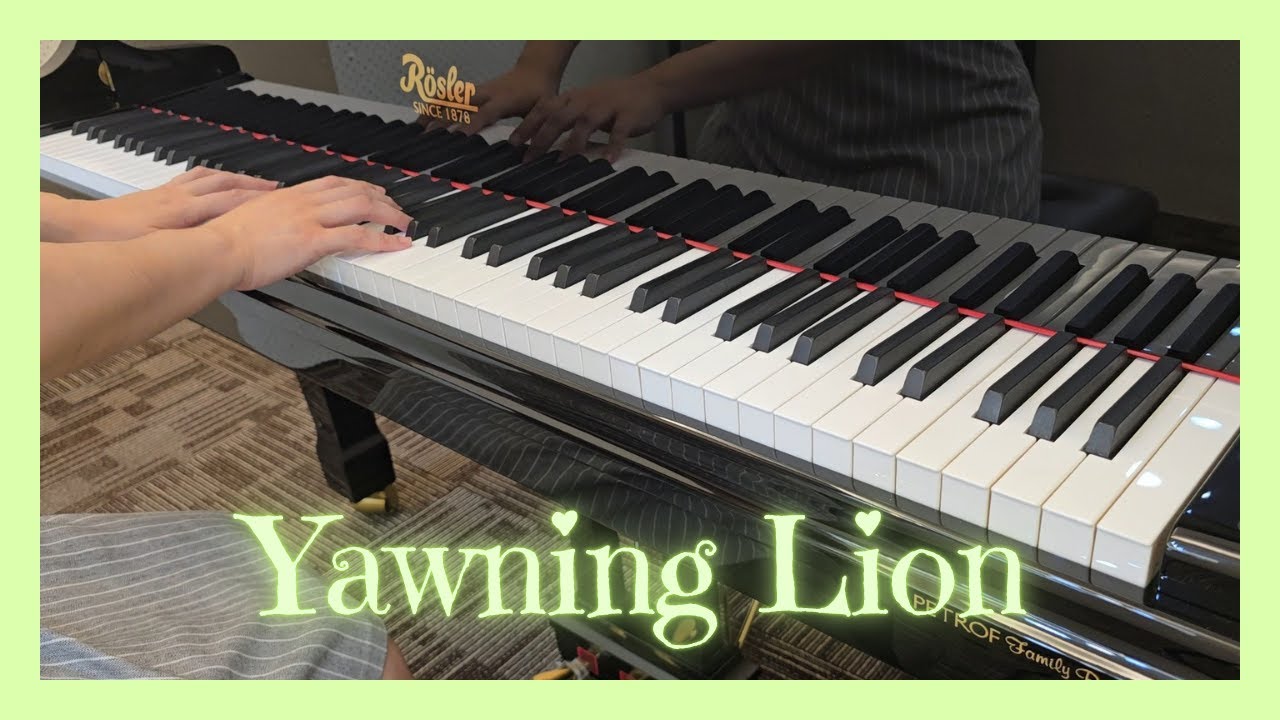 V.K: Yawning Lion ☆ Lin-Lin Piano 56