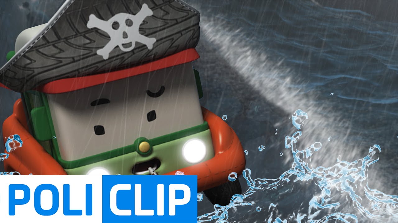 I want to travel the sea (Korean) | Robocar Poli Clips
