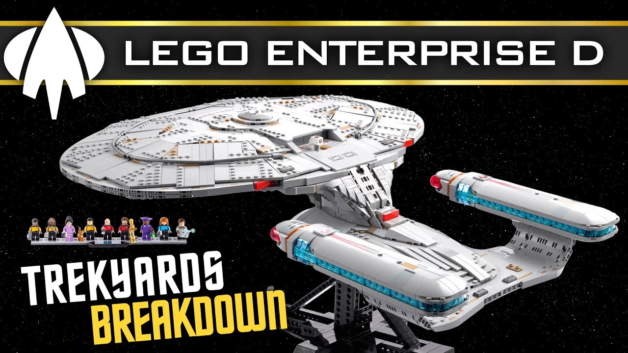 Lego Enterprise D!! - Разбор/анализ Trekyards!
