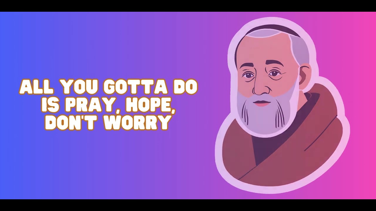 Pray, Hope, Don't Worry (A Catholic Nursery Rhyme)