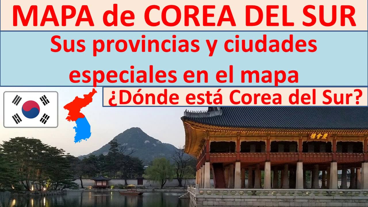 Mapa Corea del Sur