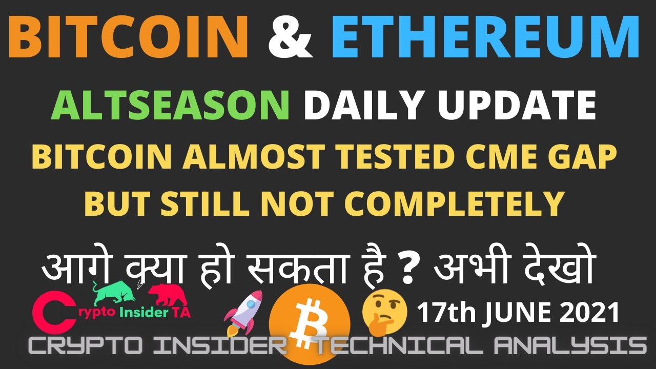 Bitcoin still showing sideways action to test CME gap- CryptoInsiderTA Hindi