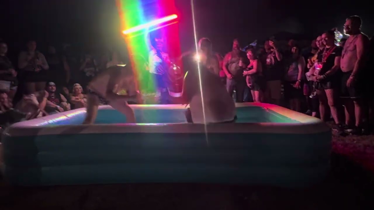 Oil Wrestling at Camp Discampbobulated Rocklahoma 2025 part 2