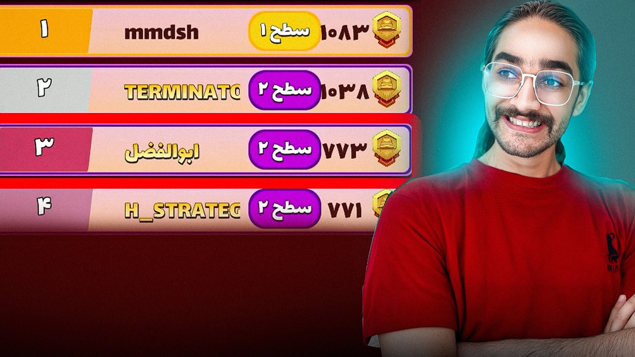 با این ترکیب تونستم برسم به نفر ۴ رویداد !