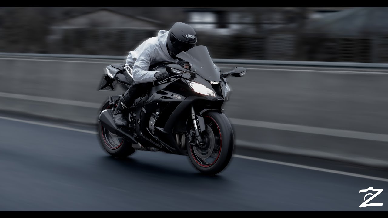 NINJA ZX10 R 🔥 BLACK KAWASAKI ⭐ BIKEPORN ⭐