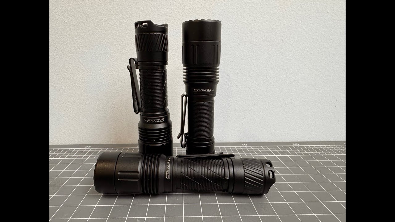 Convoy T6 SFT-40 6500k vs SFT-25R 6500k vs SFT-25R 5000k