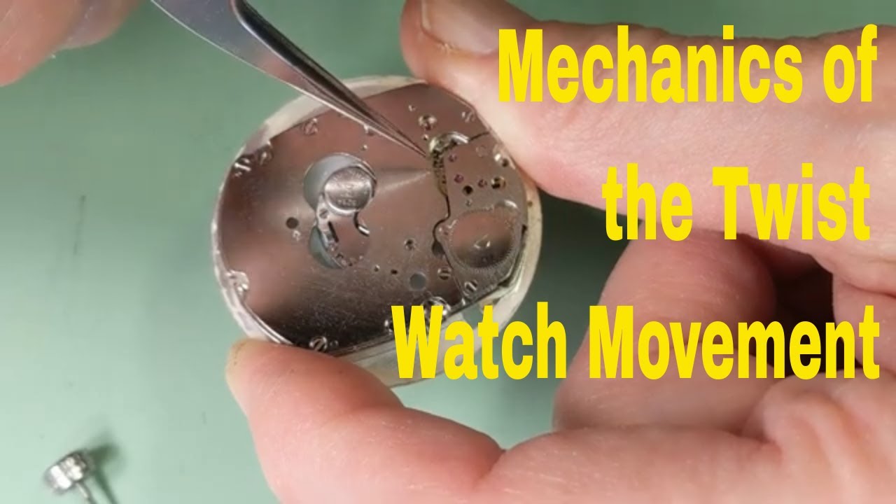 Fossil TWIST Semi-Automatic Watch ME-1036: Replacing Battery and Fixing Mechanical Problems PART I