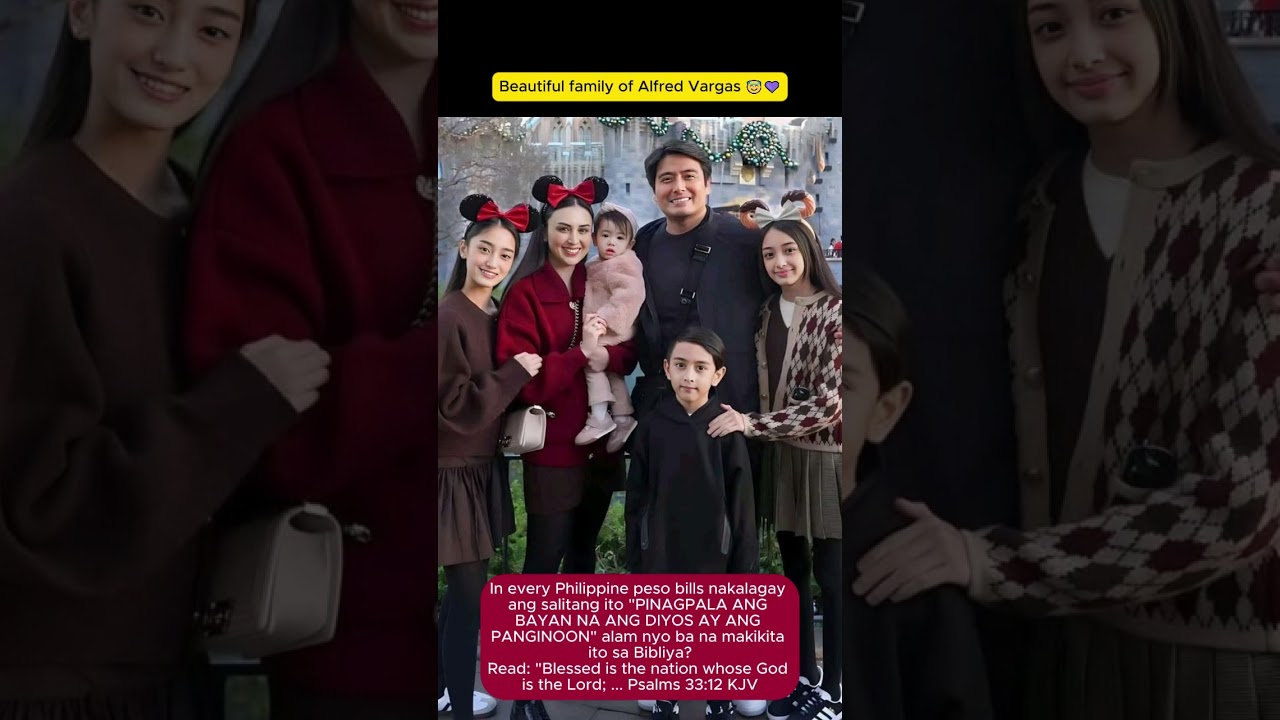 Beautiful family of Alfred Vargas 😇💜 HAPPY COUPLE = HAPPY FAMILY, RIGHT? #viralvideo #filipinoactor