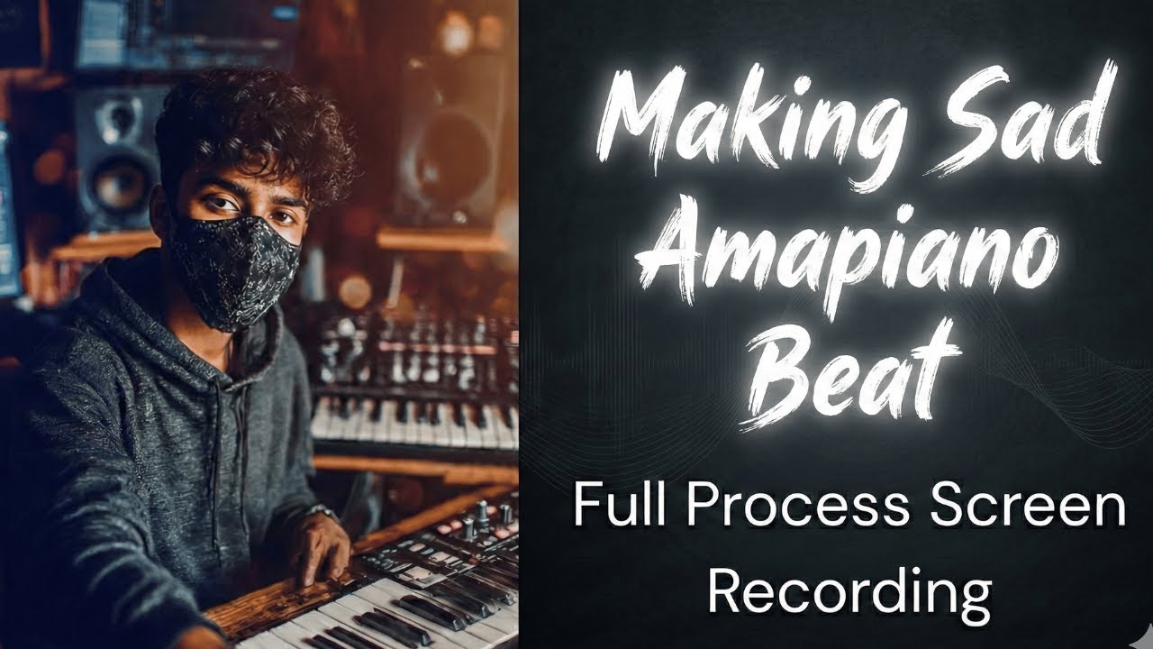 Making Sad Amapiano Beat Full Process Part 1| [No editing no talking]