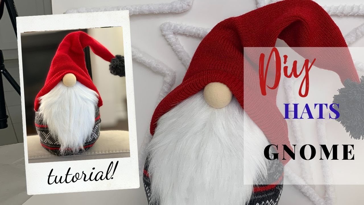 GNOME MADE OUT OF HATS / GNOMO HECHO CON GORROS