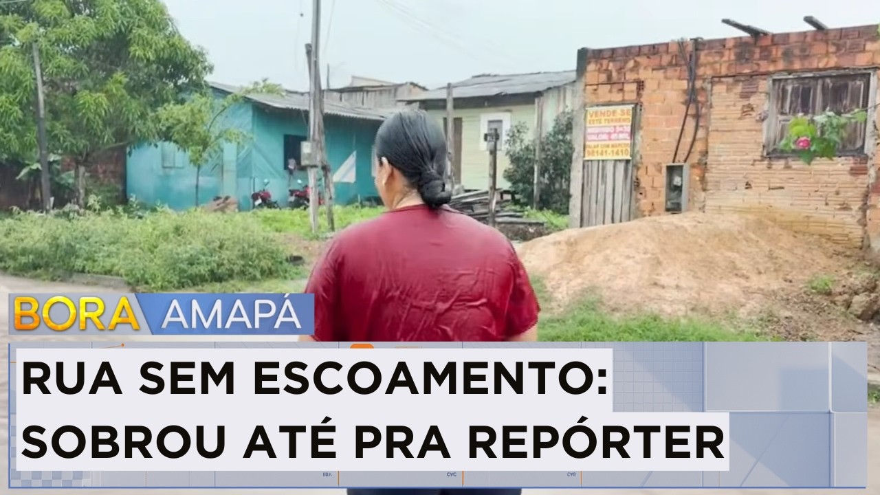 População clama por ajuda em meio a perigo durante chuva no bairro Infraero I