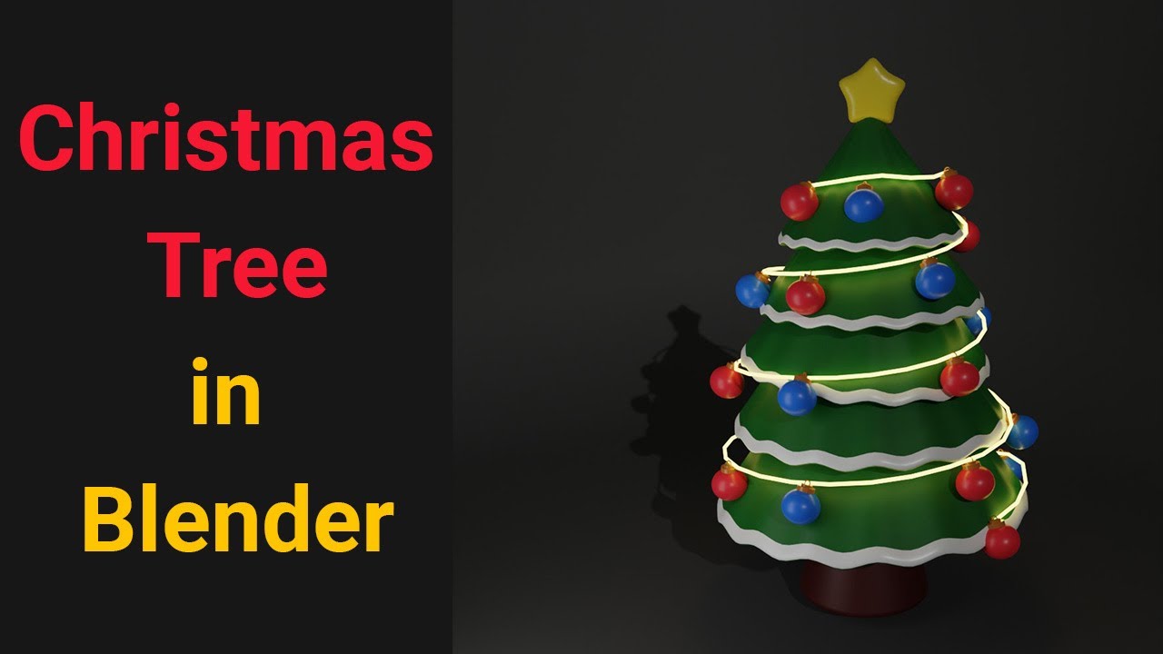 3D Christmas Tree in Blender | Beginner Tutorial