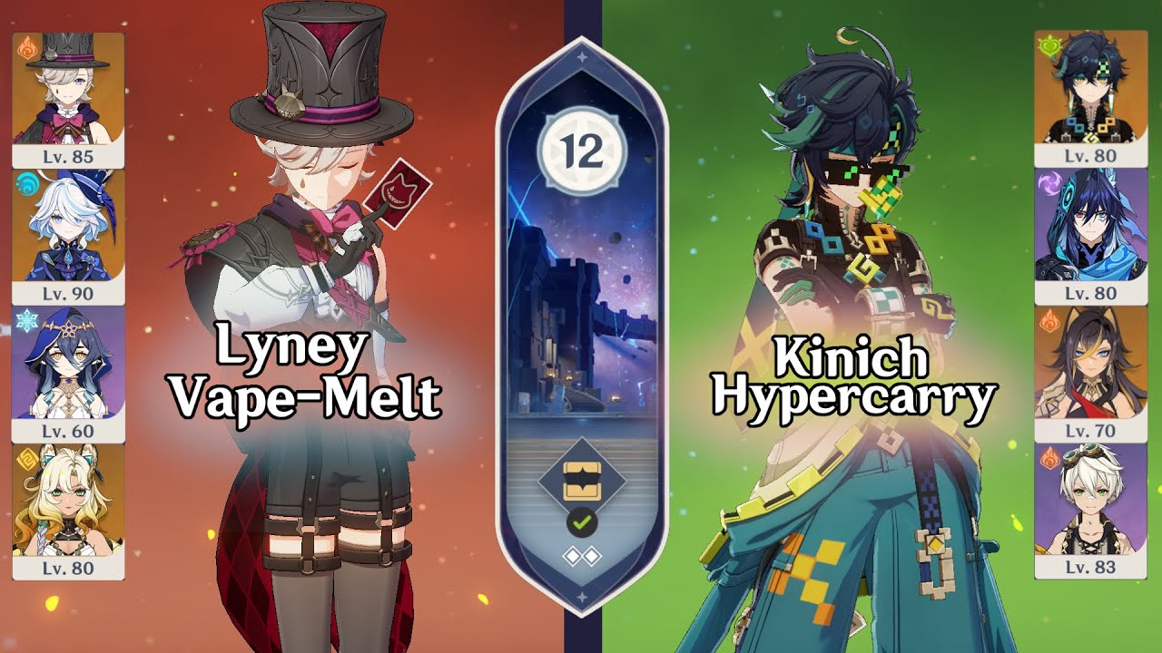 Lyney + Kinich vs 5.2 Spiral Abyss Floor 12 | C4 Lyney, C1 Kinch & C6 Ororon | Genshin Impact