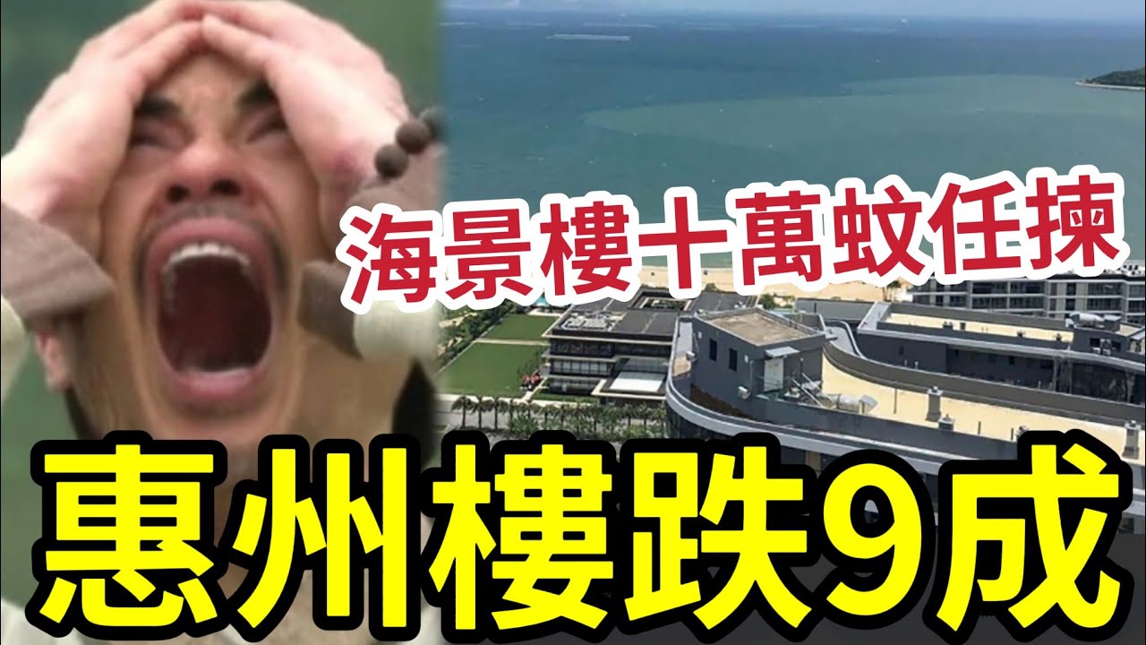 惠州買樓跌九成！十萬蚊任揀海景房！你敢買？！專家直言惠州「近似崩盤！？」房價跌成白菜價！140萬變14萬！惠州樓市已一片慘淡！#房地產 #惠州樓