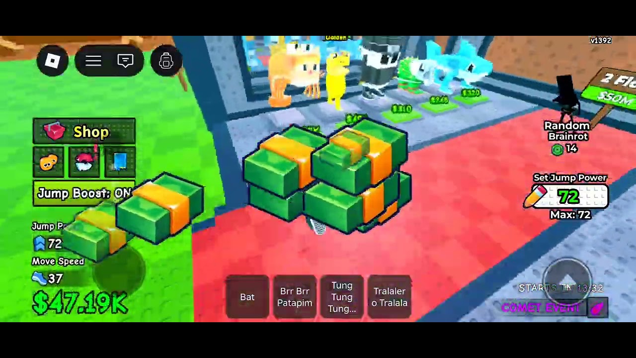 I played first time jump for brainrot 
