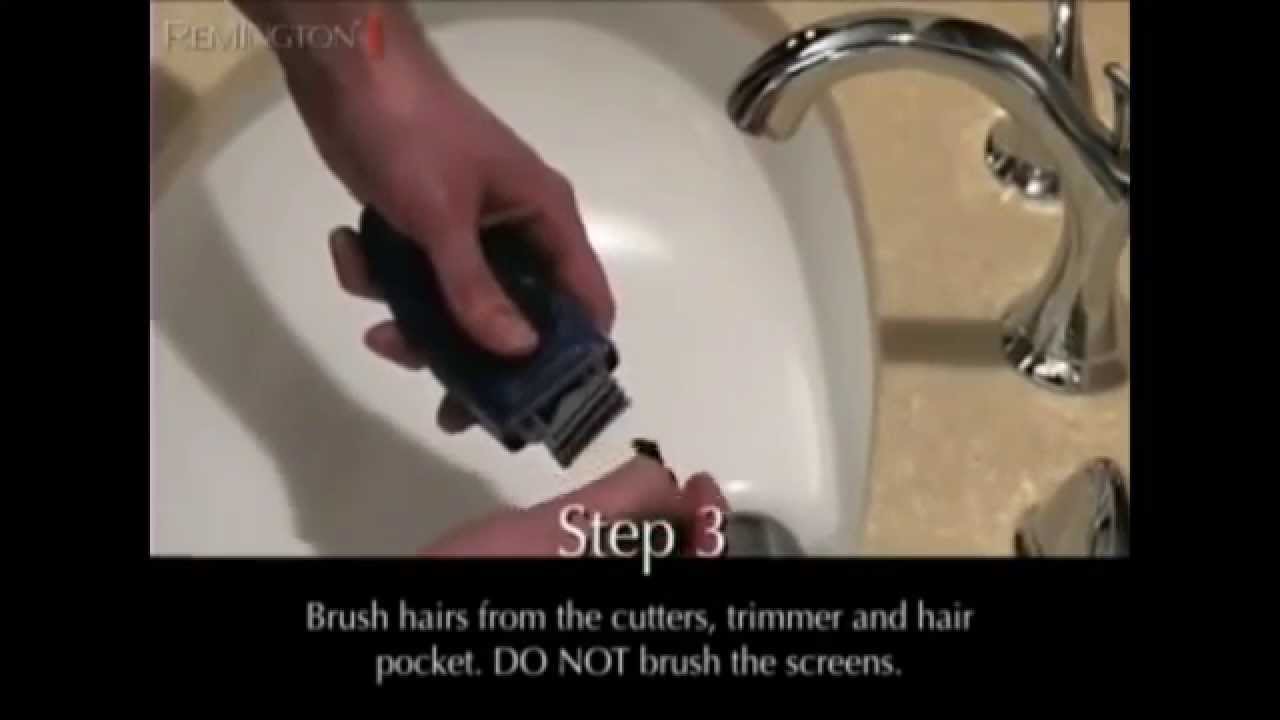 Remington SP-94 Shaving Heads - Dry Cleaning them Properly