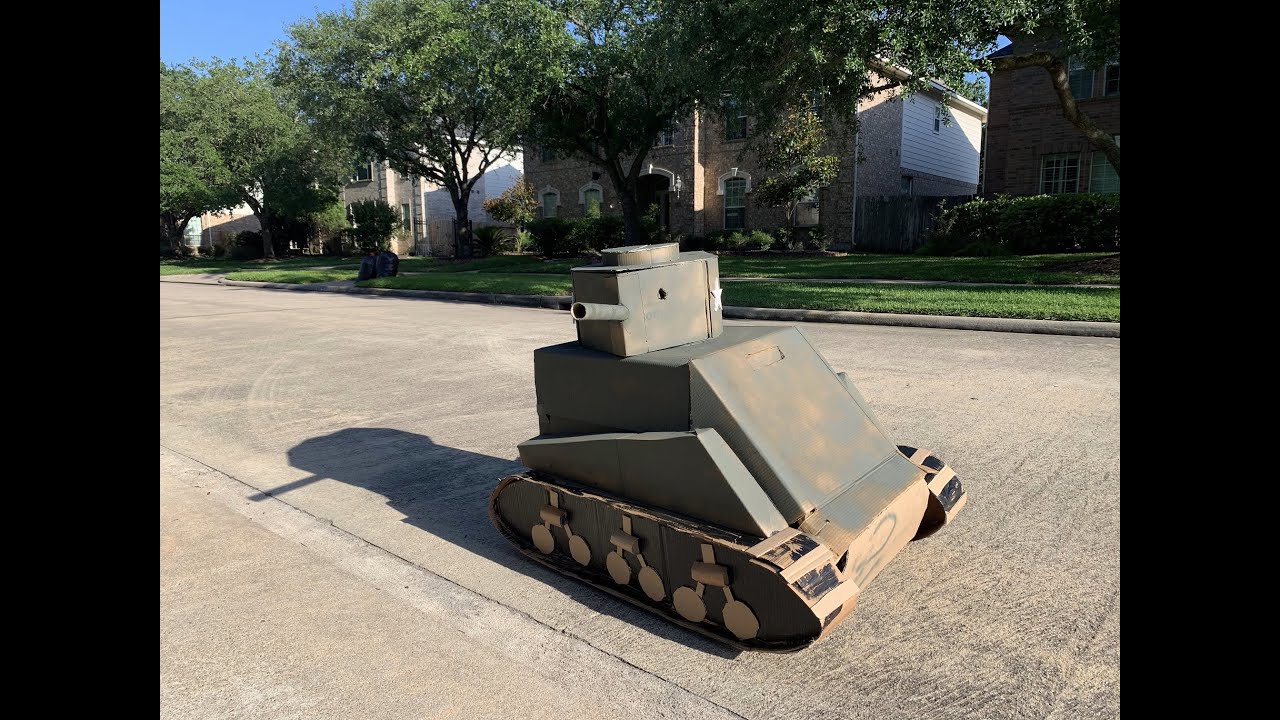 How to (cardboard) tank