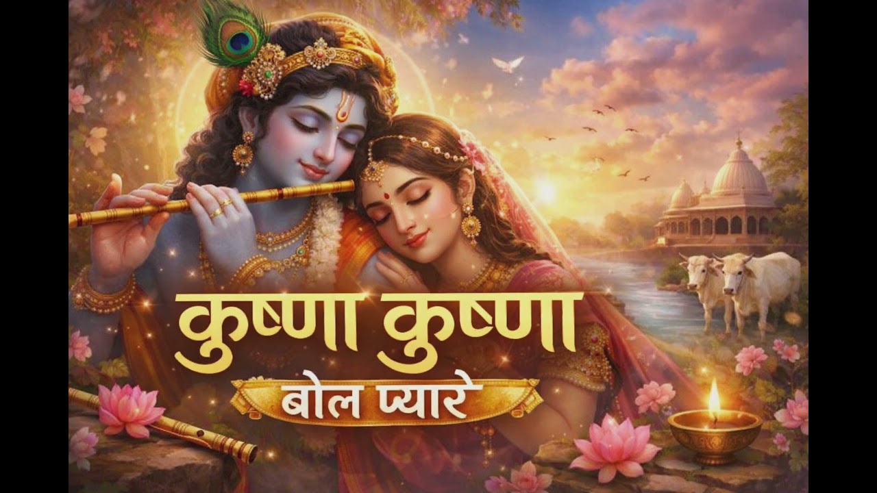 कृष्णा कृष्णा बोल प्यारे | Krishna Bhajan | Radha Krishna Bhajan | Peaceful Devotional Song