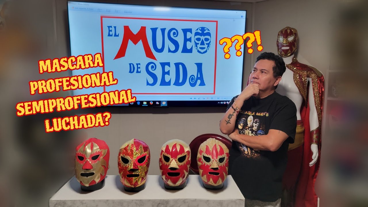 Máscaras de Lucha Libre Profesionales,Semis,Pro-Luchadas #milmascaras #luchalibre