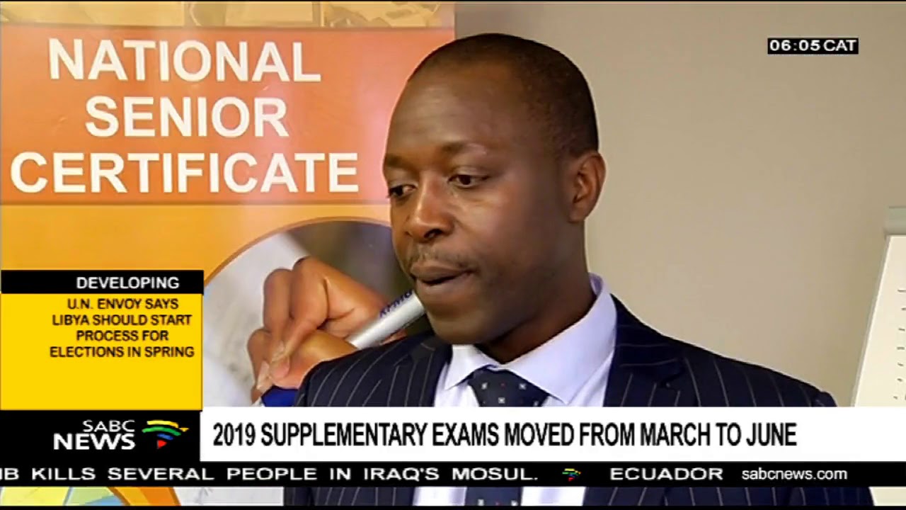 2019 supplementary exams moved from March to June