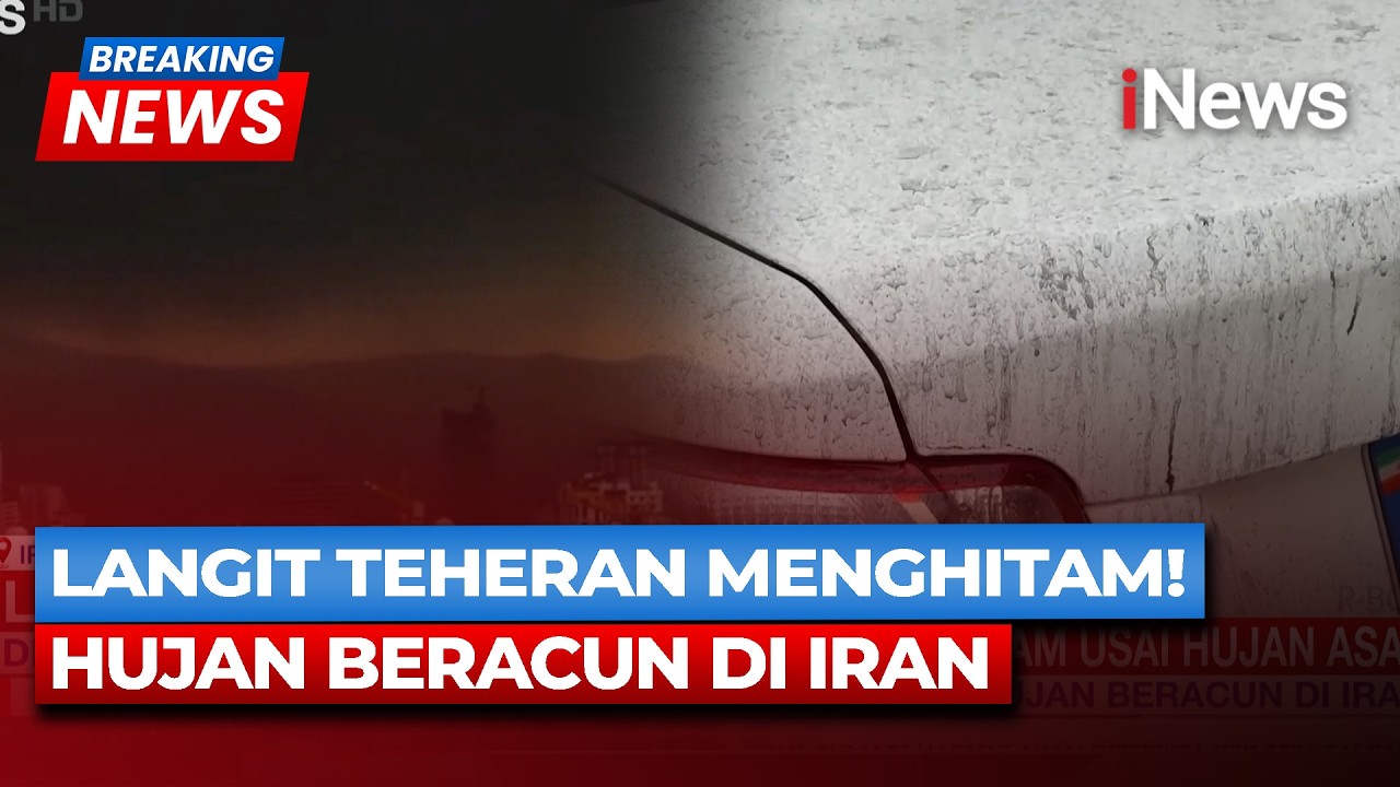 AS-Israel Bombardir Depot Minyak! Langit Teheran Menghitam, Hujan Beracun di Iran