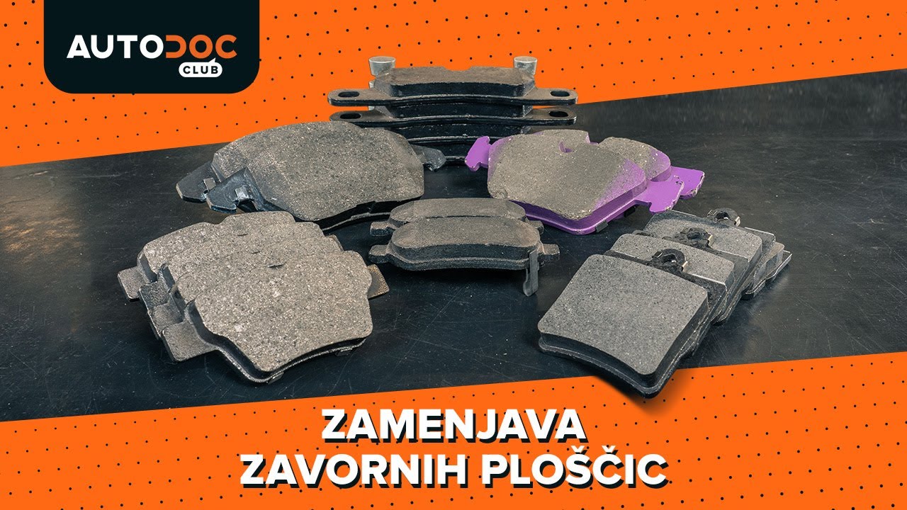 Kako zamenjati zavorne ploščice na avtu [VODIČ AUTODOC]