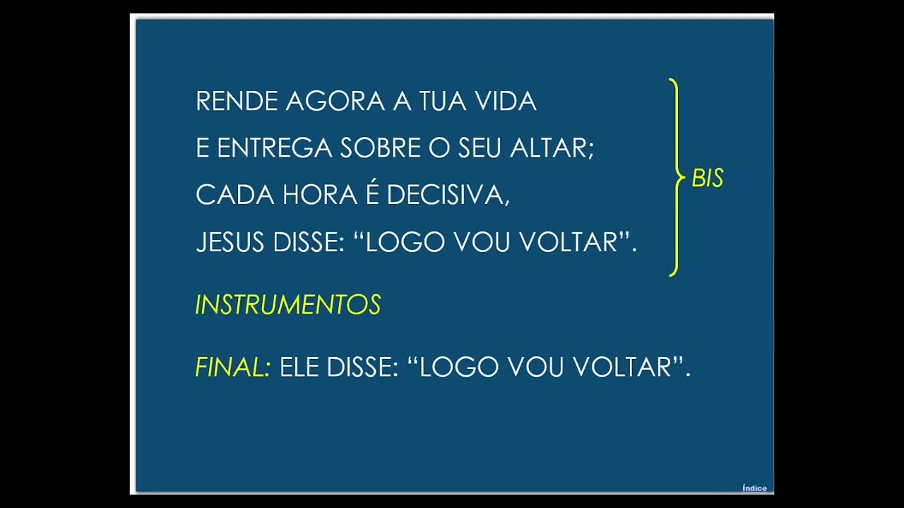 208   Deus amou o mundo de tal maneira - Projeção ICM