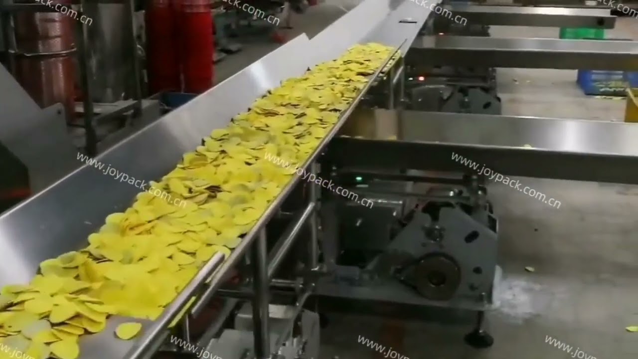 fastback conveyors for transporting snacks
