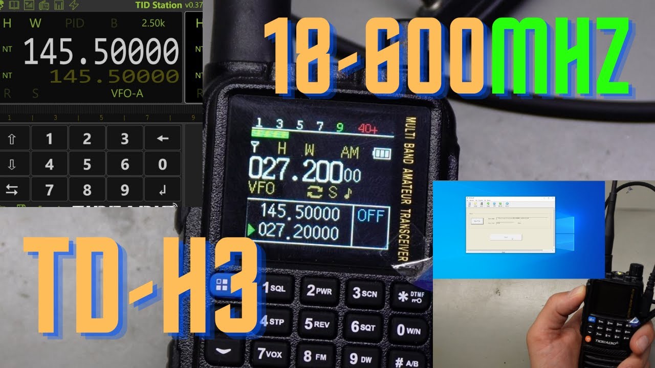 TIDRADIO TD-H3 SSB AM 18-600 oraz PC