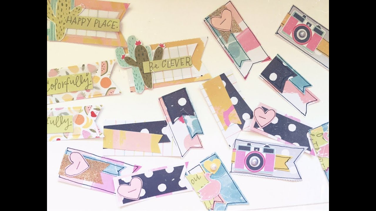 DIY Flag  Embellishments | Dear Lizzy-Happy Place✂️