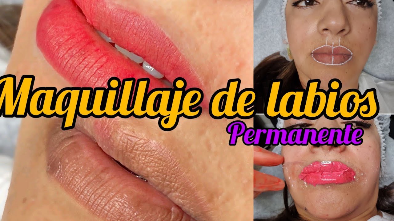 Labios Maquillaje Permanente 👄 Houston TX 👄 semana 1 y 2 👄 Prosedimiento Completo.