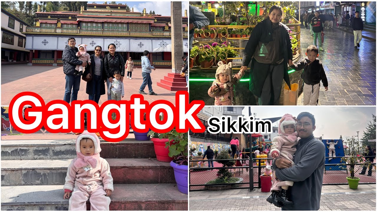 Моя годовалая дочь становится самостоятельной 💕 #gangtok