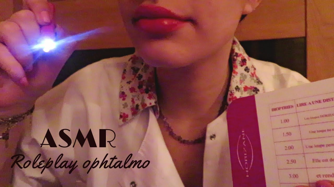 ASMR Français ~ Roleplay Ophtalmologue 🧐​👩‍⚕️