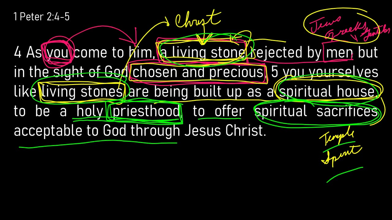1 Peter 2:1-12 // Christ the Living Stone