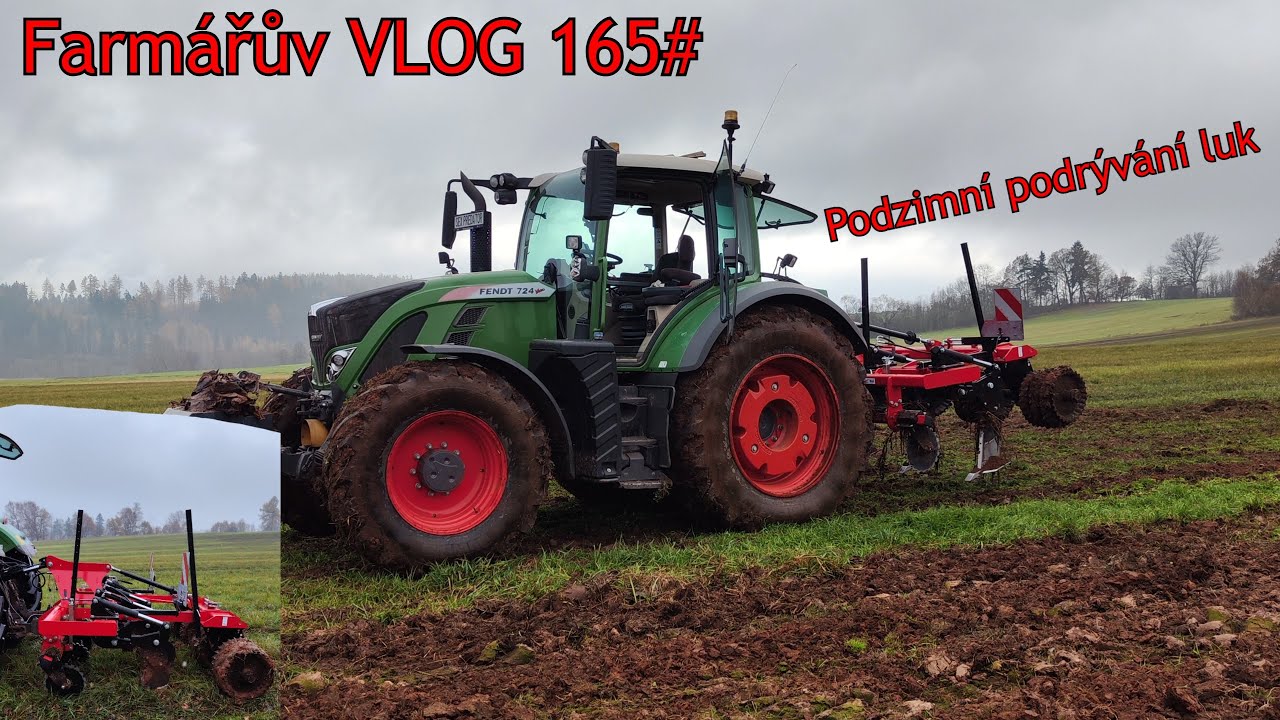 Farmářův VLOG 165# Zkoušíme podrývat louky