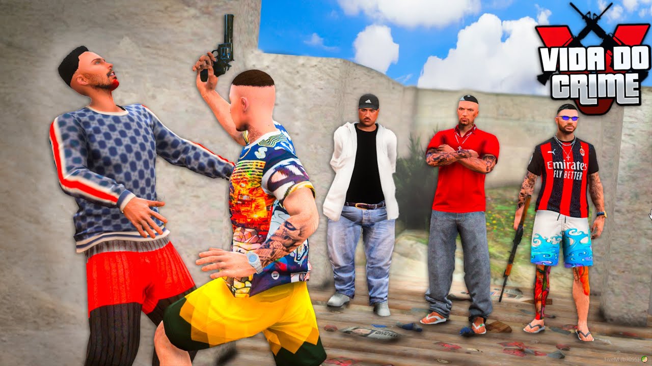 GTA V - VIDA DO CRIME | ROUBAR NA QUEBRADA NAO TEM PERDÃO! - #12