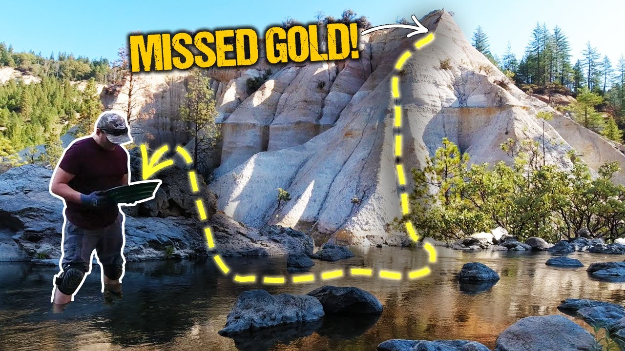 Gold Prospecting Near the LARGEST Hydraulic Mine in California!!