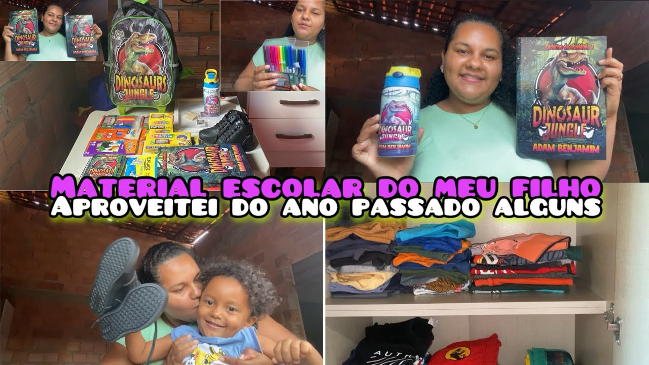🩵ORGANIZEI AS ROUPAS DO MEU FILHO & 🦖COMPREI OS MATERIAIS DELE 🙌 **INFANTIL**🦖