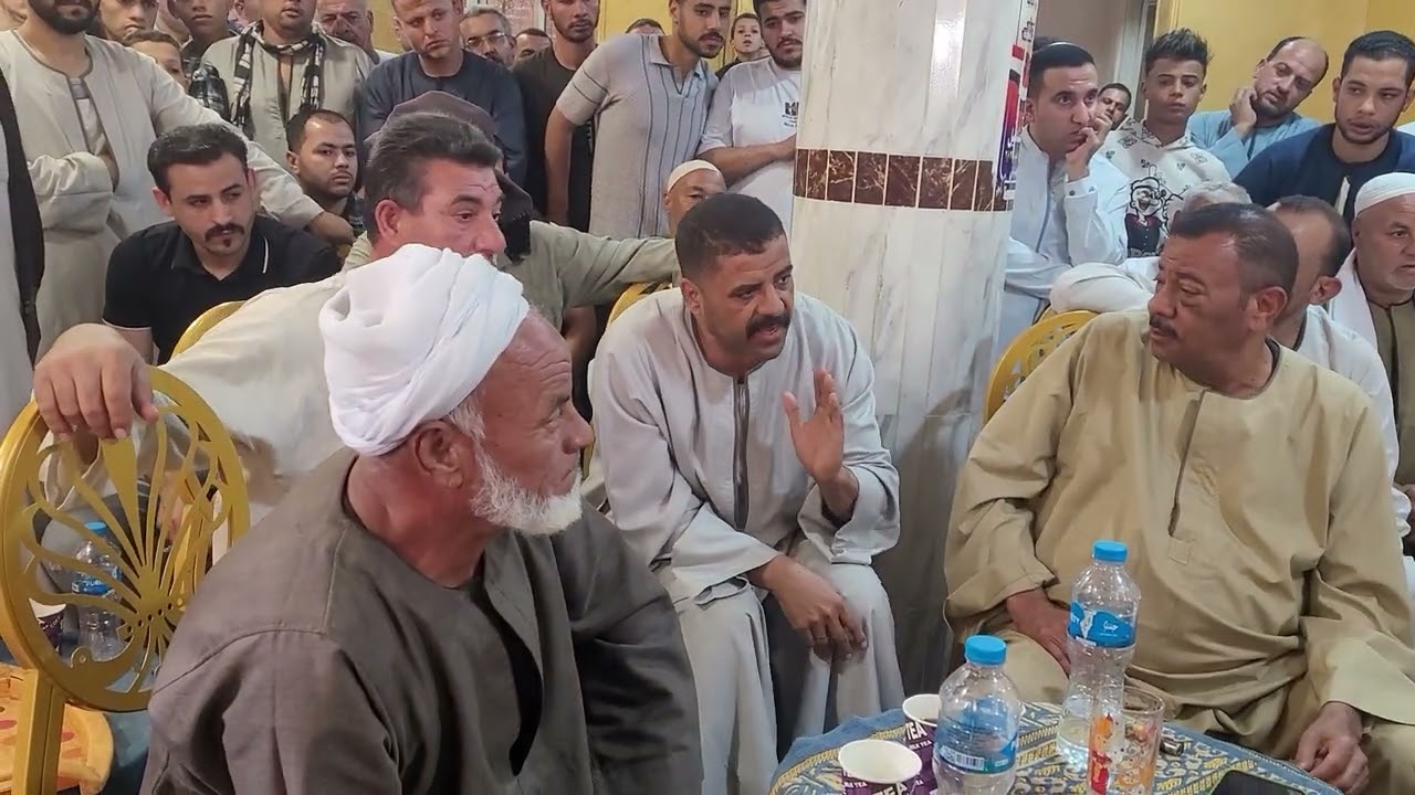 جلسة صلح تُنهي خلافات بين عائلة الالفي وعائلة الروبي بقرتي العطف وابو نجم