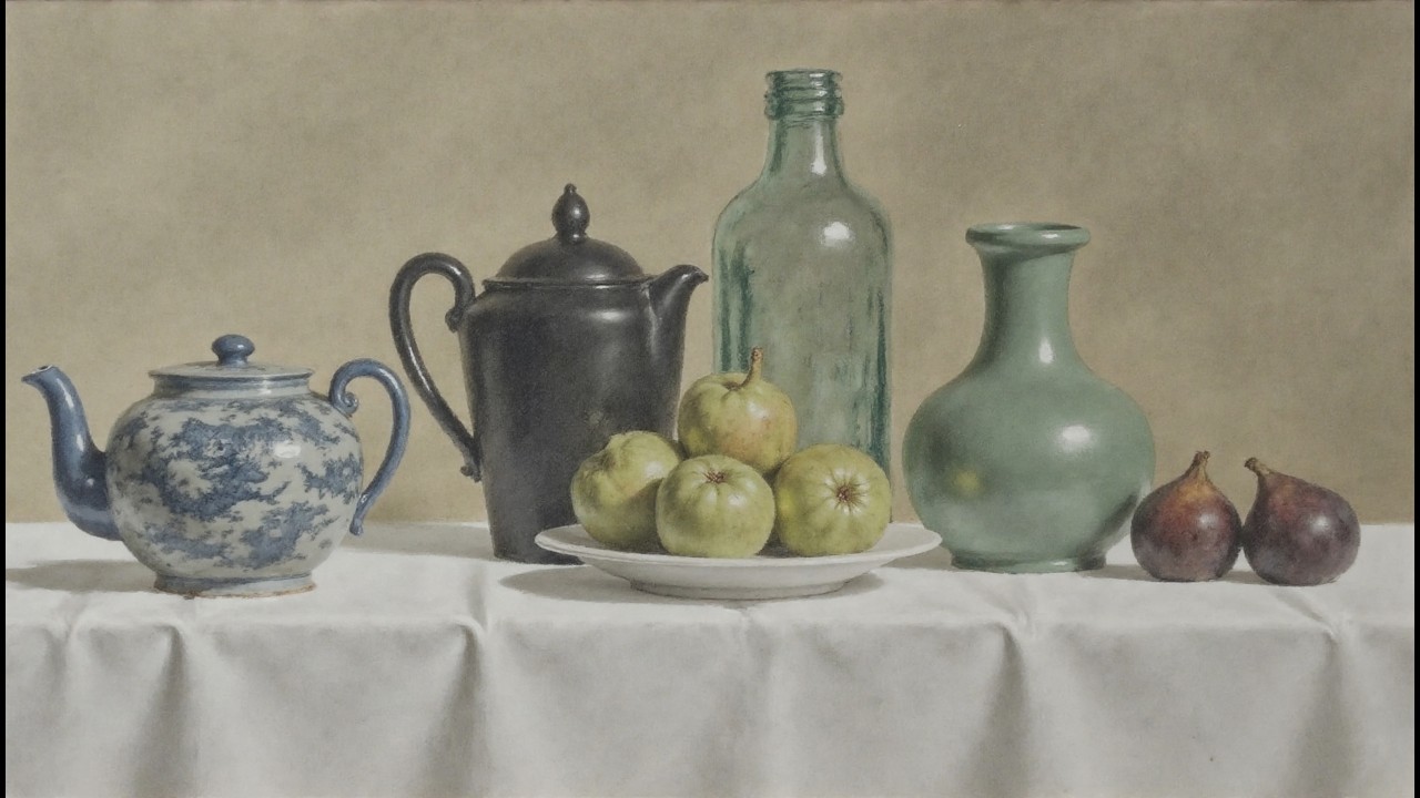 2 Hour TV Ambience | Vintage Art Ambience for Living Rooms & Cafés | Quiet Still Life Gallery