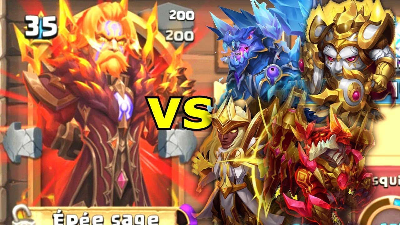 Épée Sage est CHEATÉ ! Il faut l'avoir ! Castle Clash
