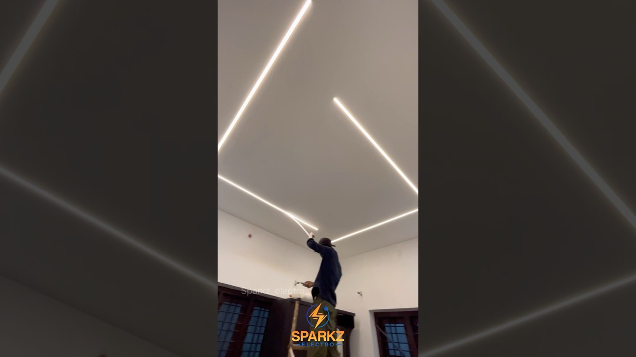 Profile light | Profile light work | #electrical #shortsvideo #shorts