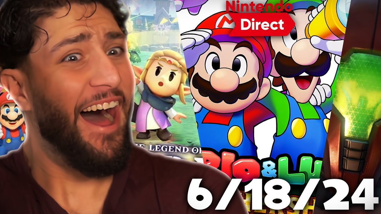 THIS NINTENDO DIRECT WAS CRAZY?! - Gamescage Reacts