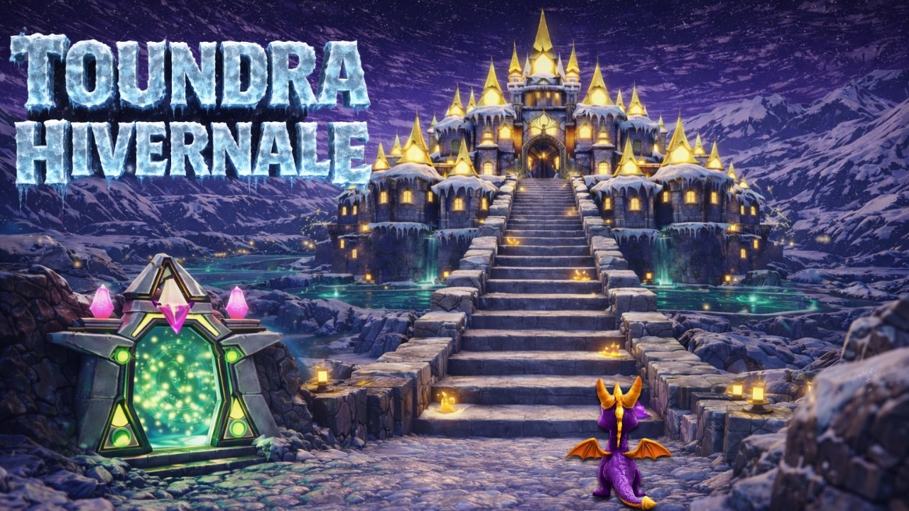 Spyro Ripto's Rage : 100 % ou presque de la toundra Hivernale !   4K