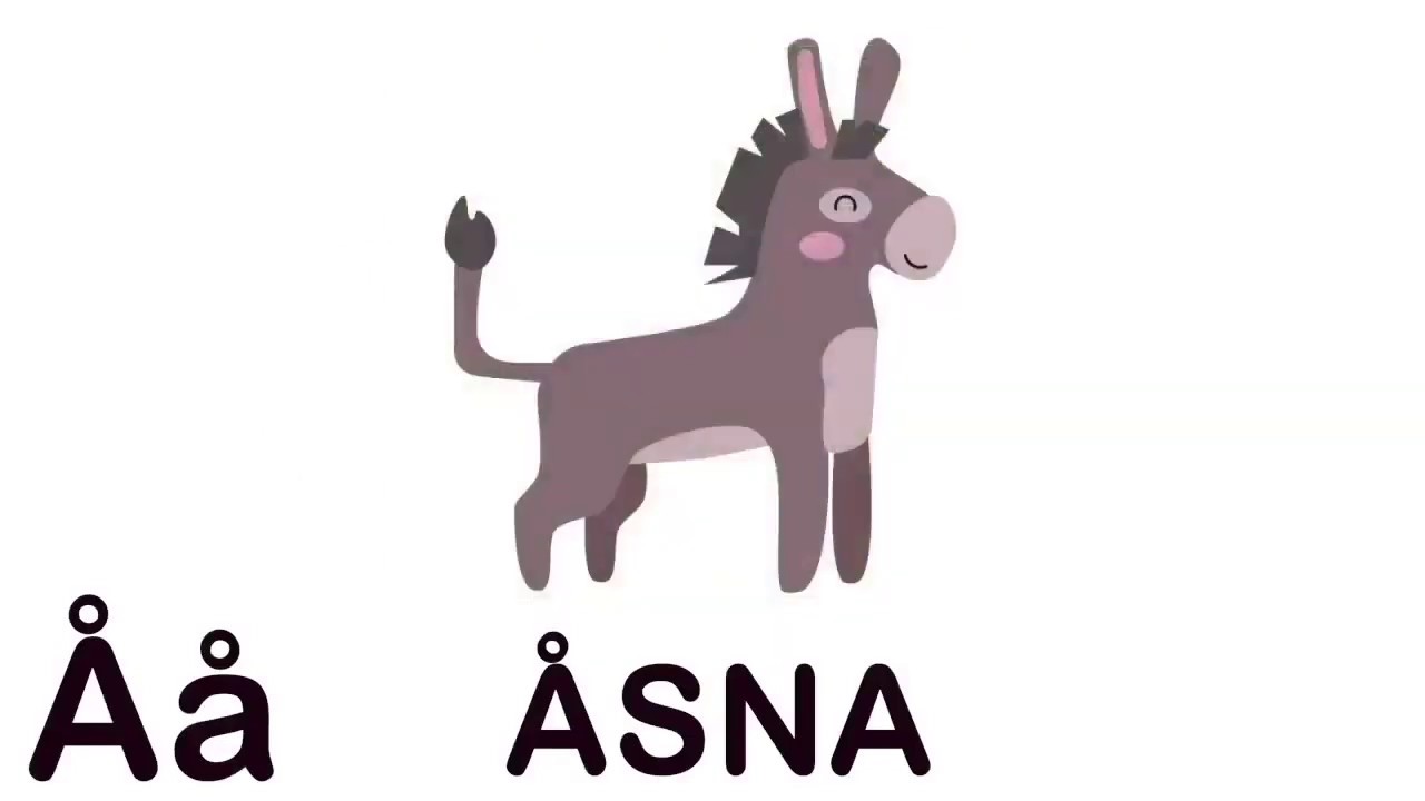 Bokstaven Å | Lär dig alfabetet och bokstäver | ABC SVENSKA | Barnens ABC